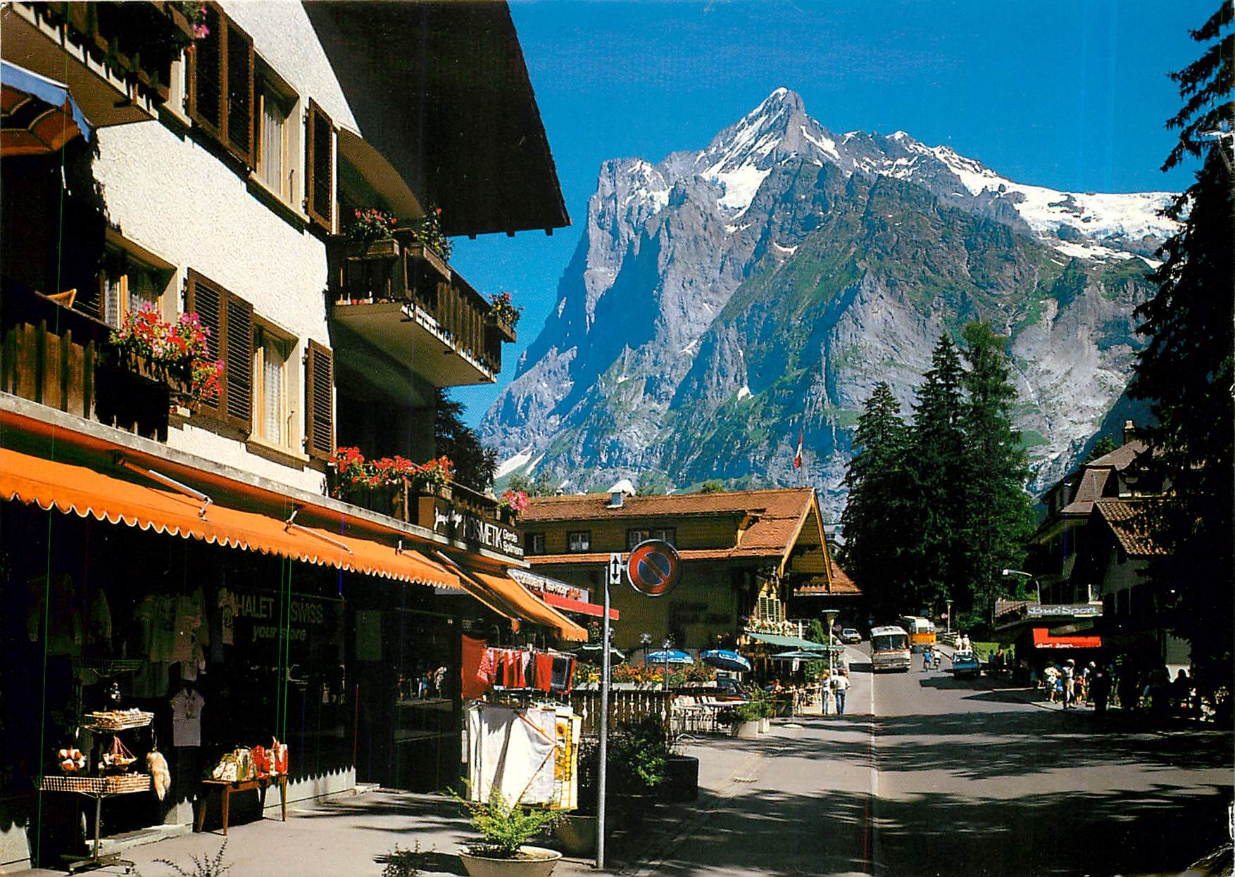 CPM Grindelwald Dorfstrasse Wetterhorn 