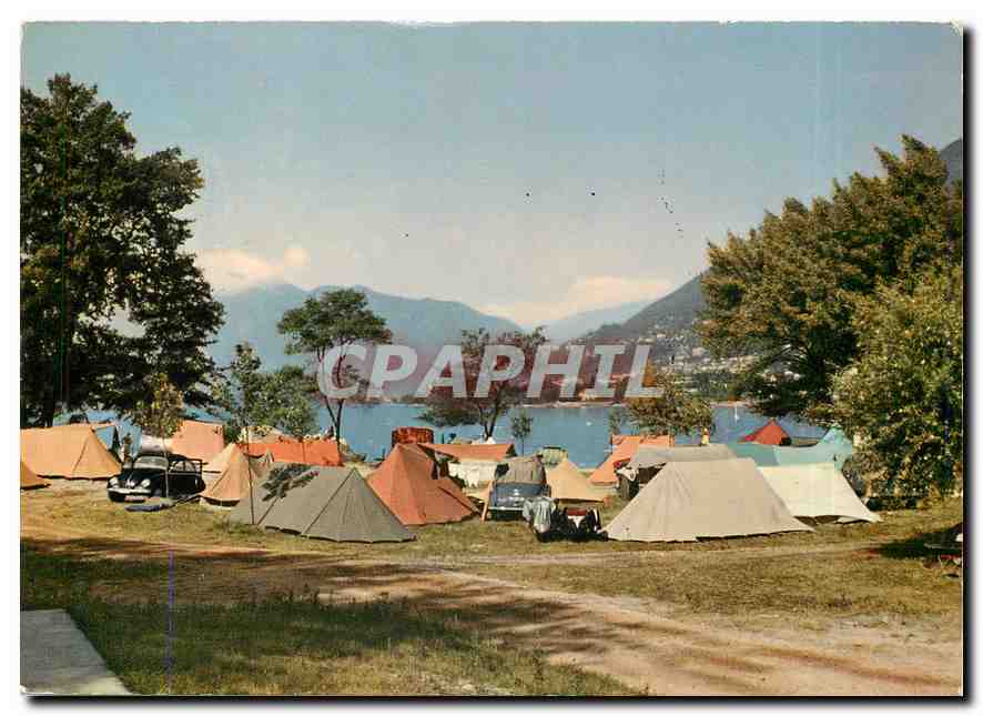 CPM Camping Lido Mappo Tenero Lago Maggiore 