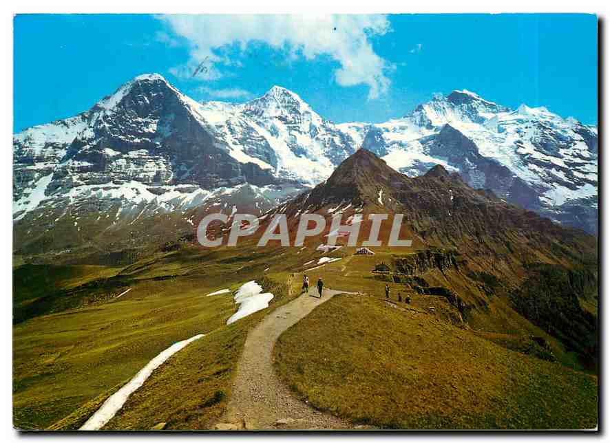 CPM Mannlichen Eiger Monch Jungfrau Tschuggen Lauberhorn 