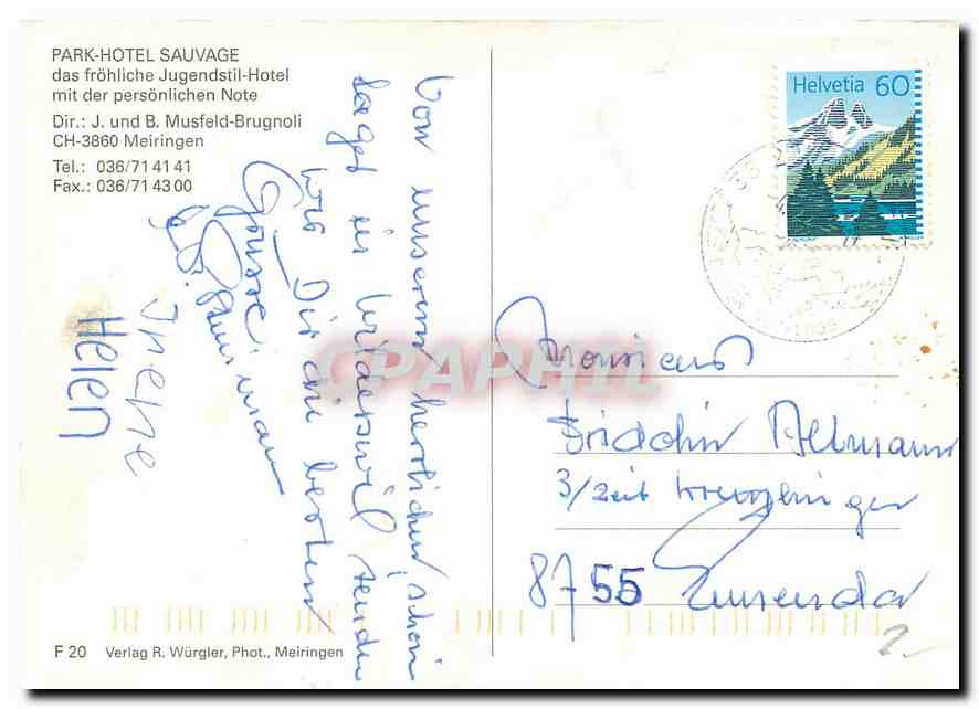 CPM Park Hotel das frohliche Jugendstil Hotel mit der personlichen Note  — Back