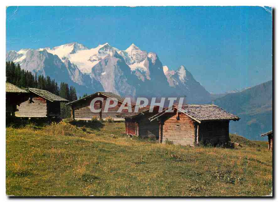 CPM Magisalp Hasliberg Wetterhorngruppe mit Eiger u Monch 