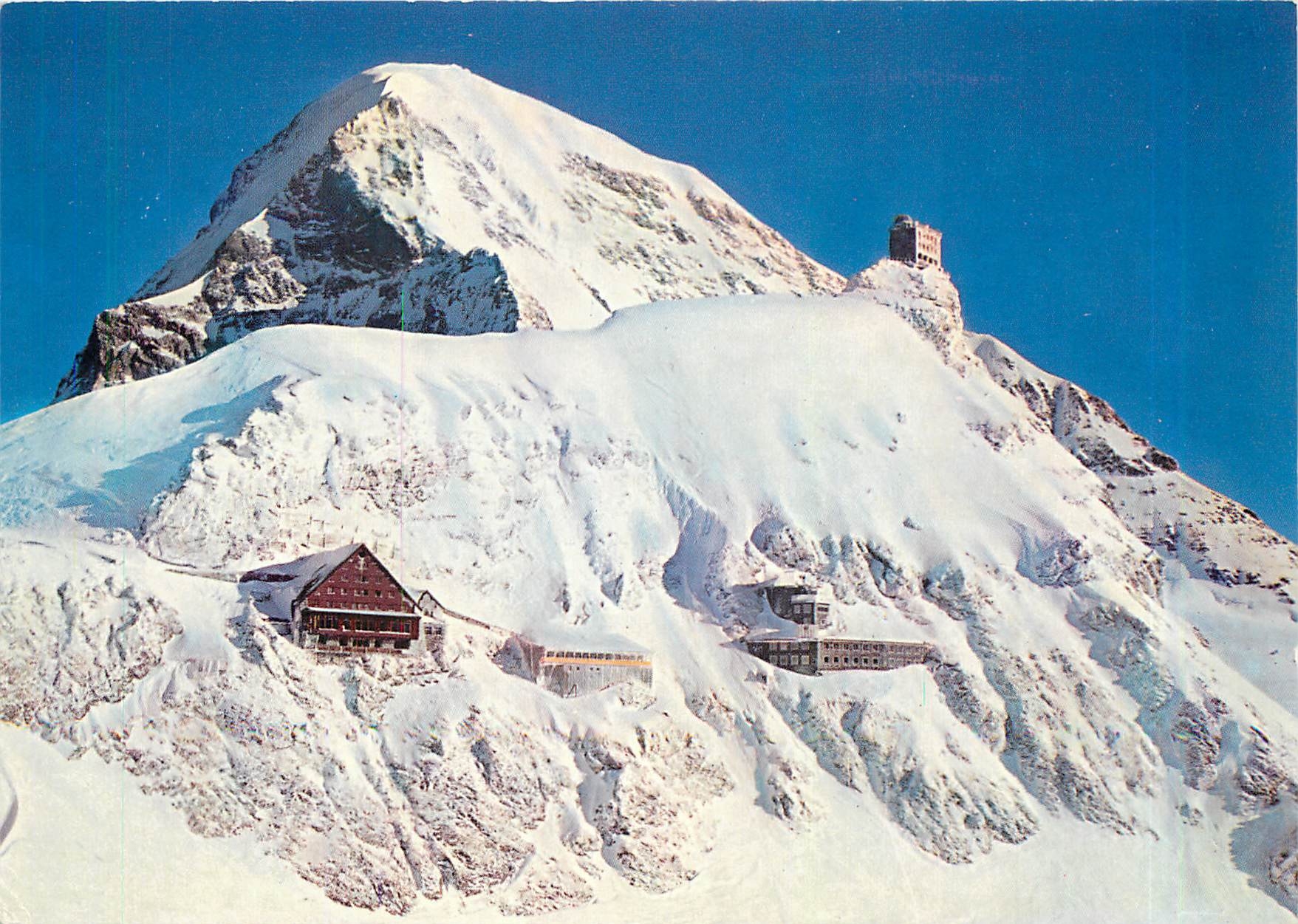 CPM Jungfraujoch Berghaus Sphinx Observatorium und Monch 
