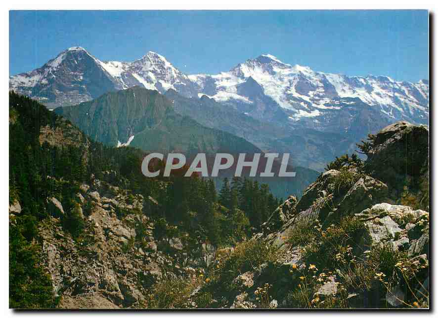 CPM Switzerland Eiger Monch Jungfrau Berner Oberland 