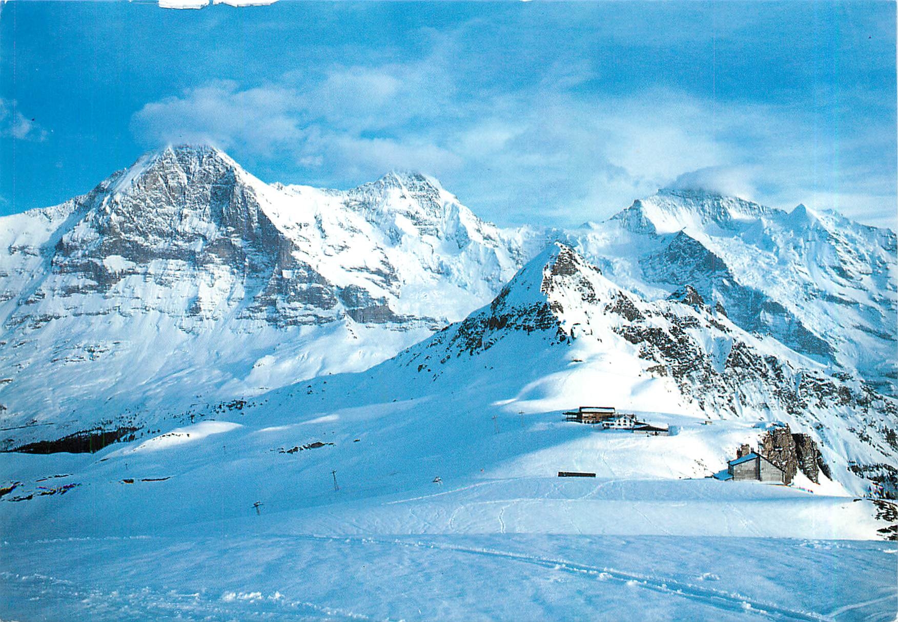 CPM Eiger Monch und Jungfrau Bergstation und Restaurant Mannlichen Grindelwald 