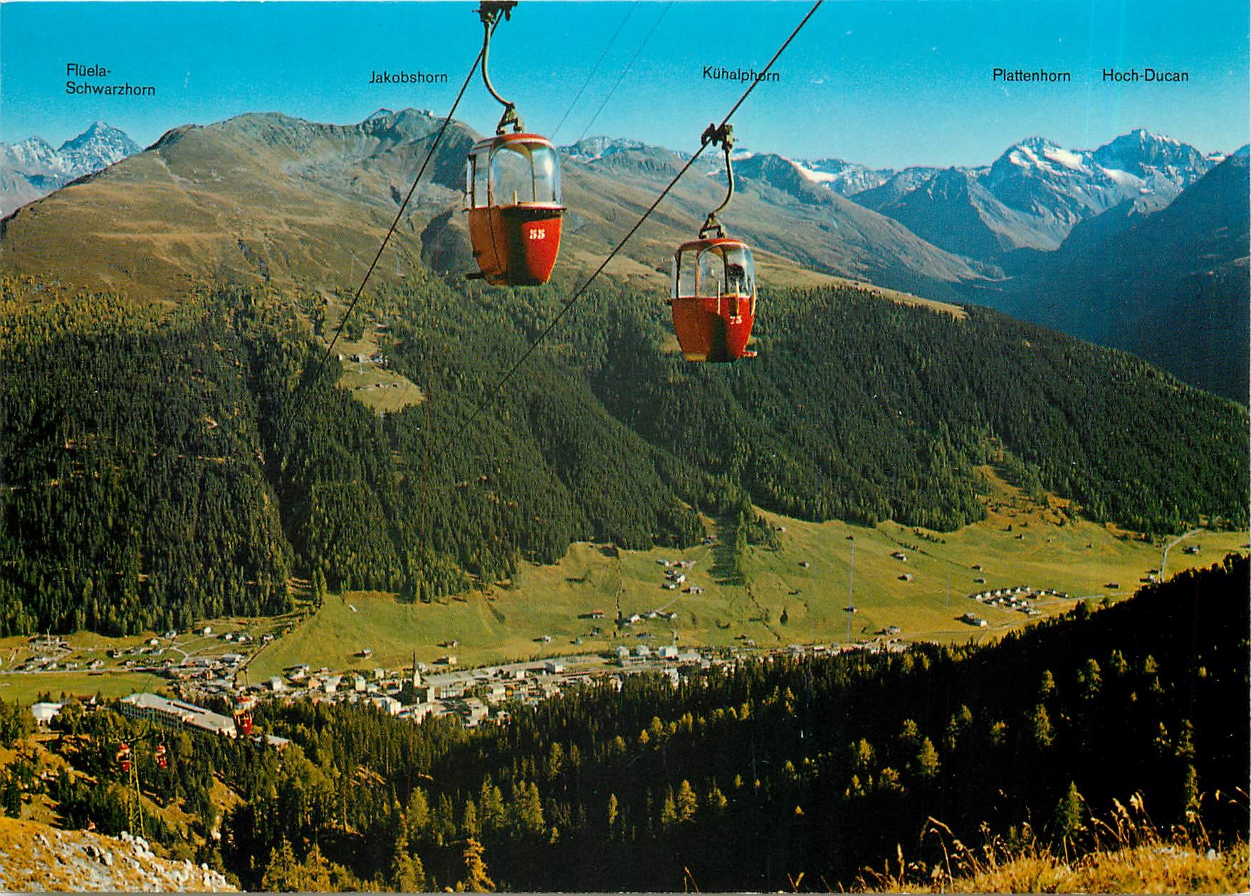 CPM Davos Gondelbahn Schatzalp Strelapass mit Schatzalp 