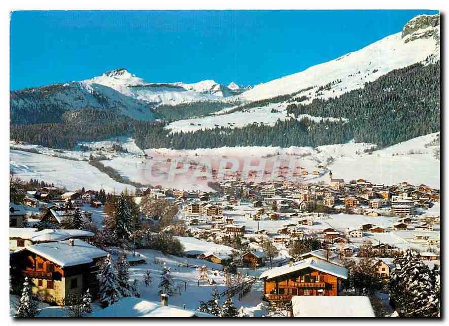 CPM Flims Dorf gegen das Skigebiet von Nagiens und Cassons 