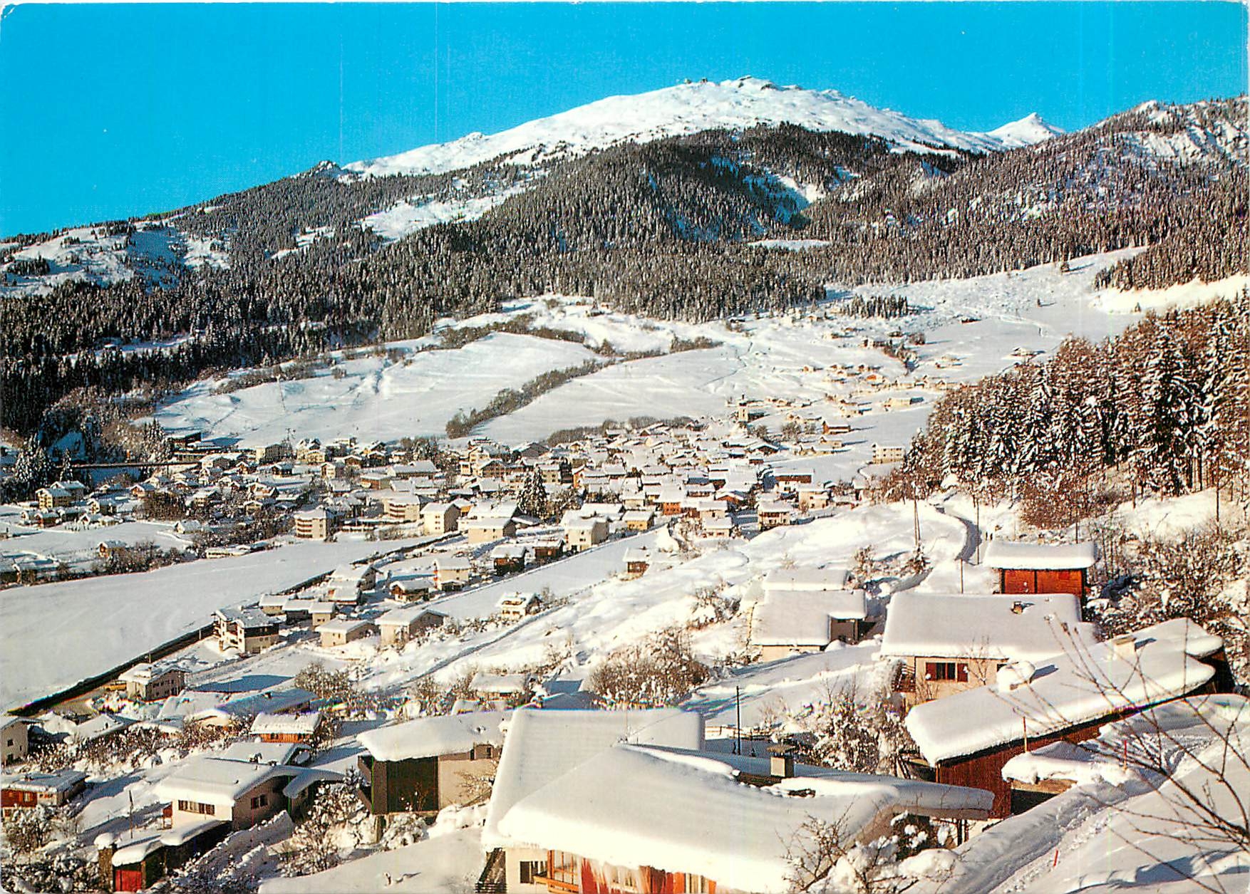 CPM Flims Dorf mit dem Crap S Gion 