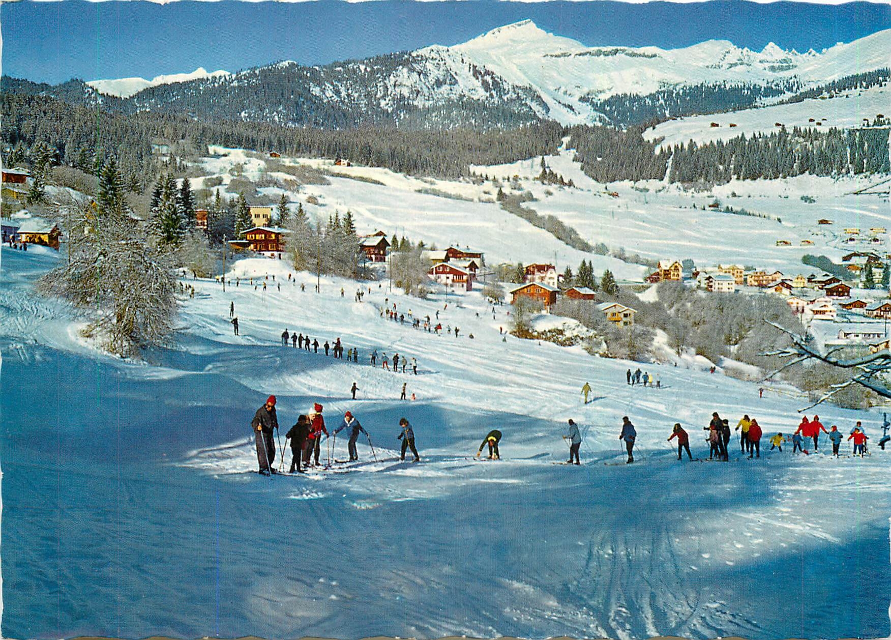 CPM Flims Waldhaus Skiwiese mit Piz Grisch 
