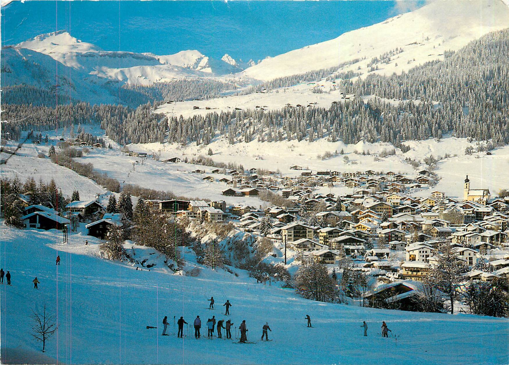 CPM Flims Skiwiese in Waldhaus und Flims Dorf 