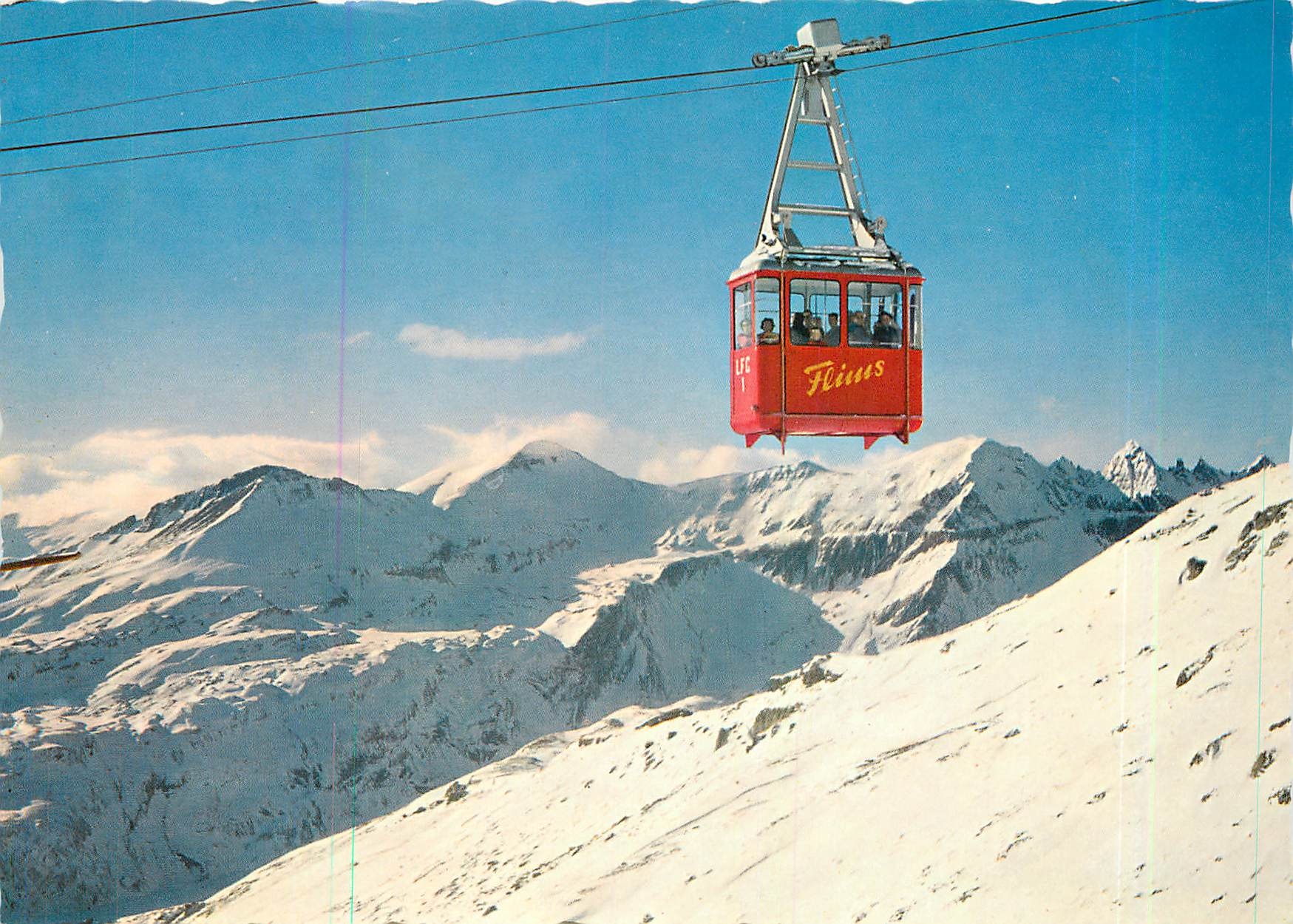 CPM Flims Schwebebahn Casonsgrat mit Piz Grisch Laaxerstockli 