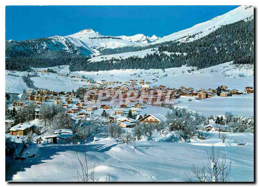 CPM Flims Dorf gegen das Skigebiet 