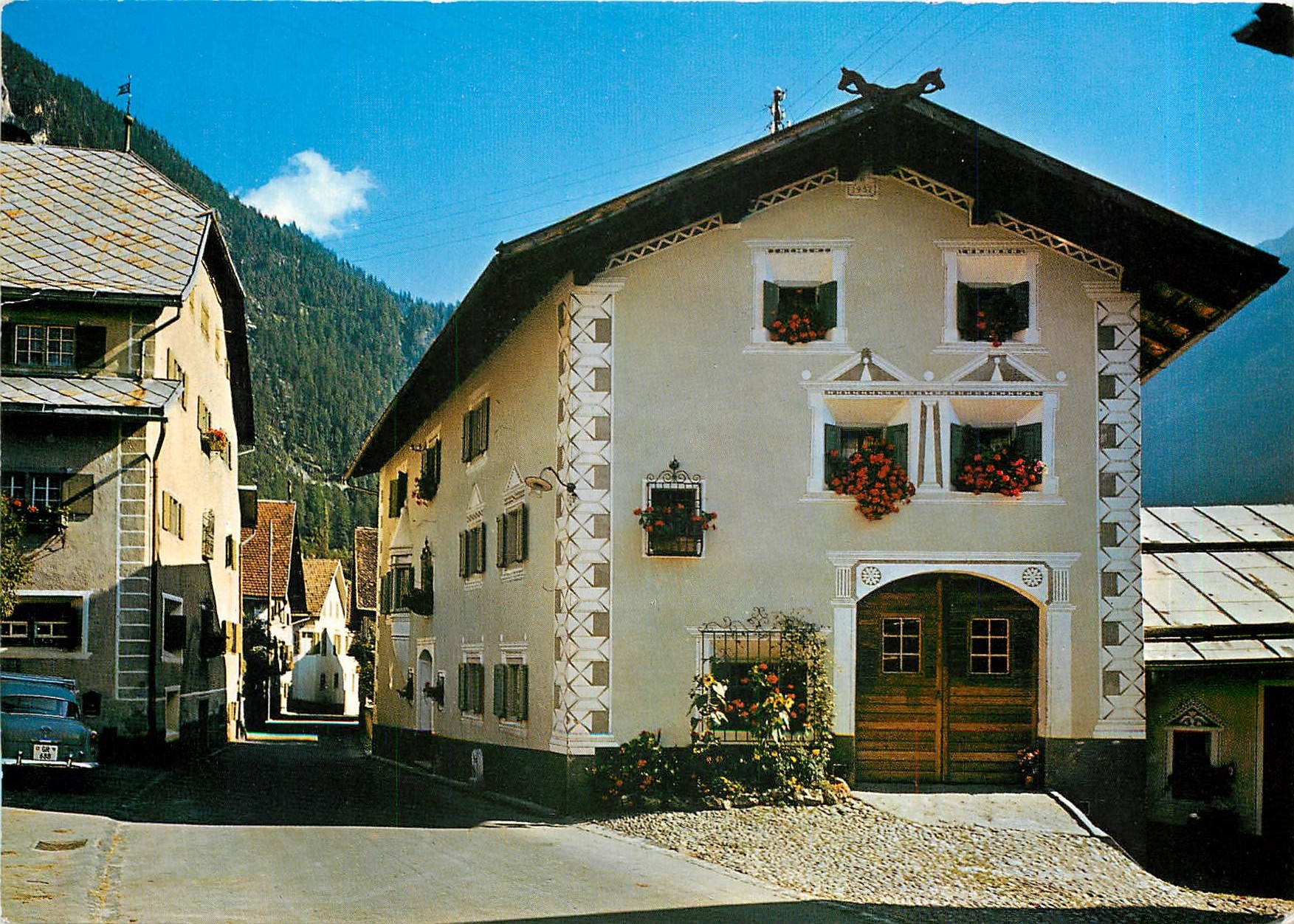 CPM Filisur im Albulatal Engadinerhaus 