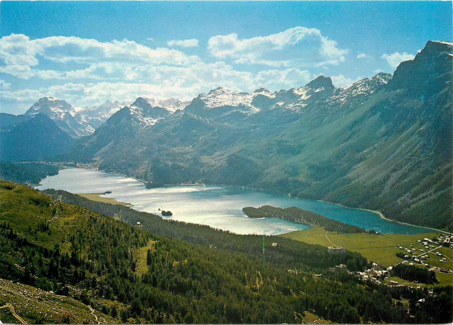 CPM Furtschellas Bergstation 2311 msm Sils Oberengadin Silsersee 