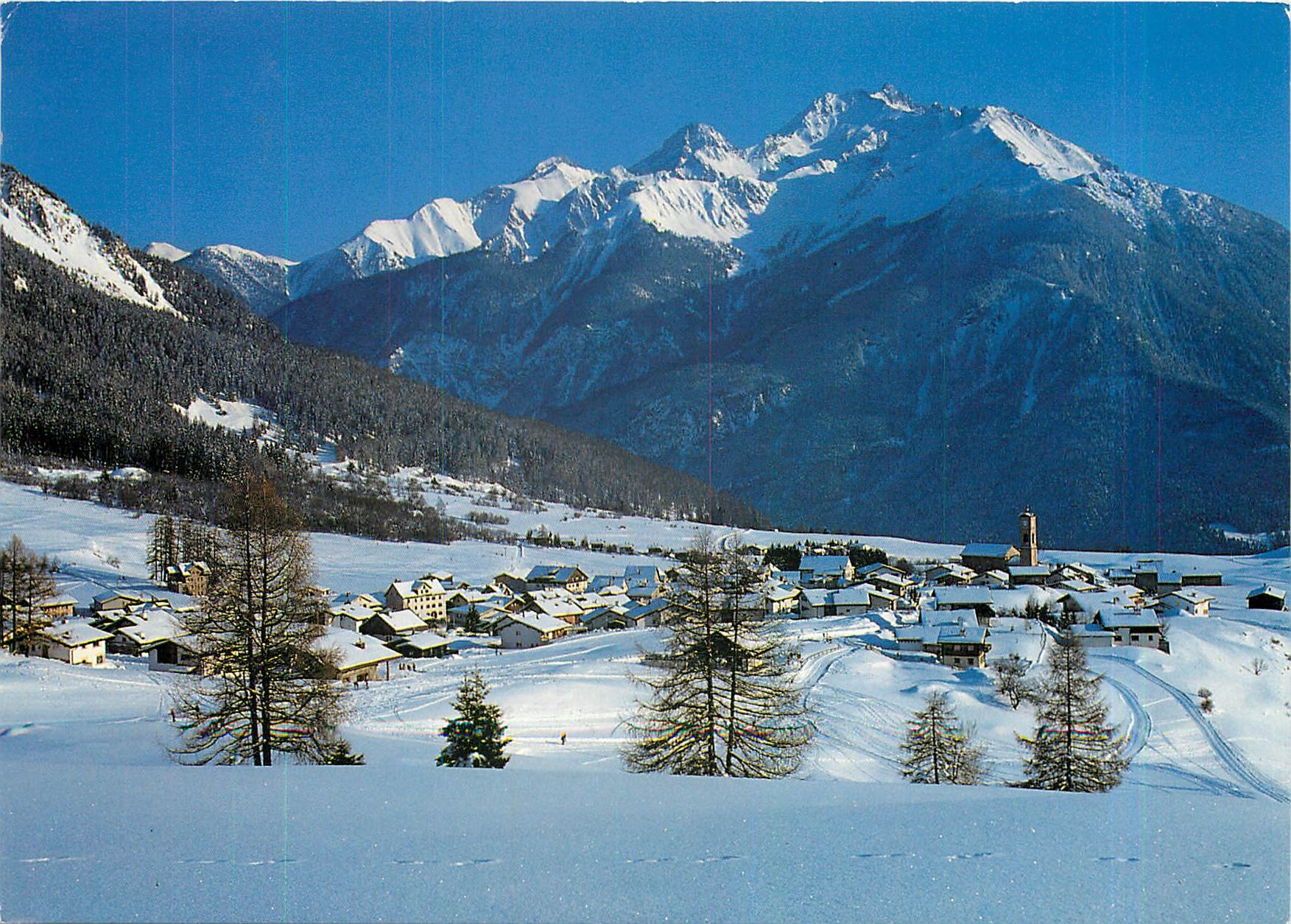 CPM Lantsch Lenz Graubunden mit Piz Ela Tinzerhorn und Piz Mitgel 