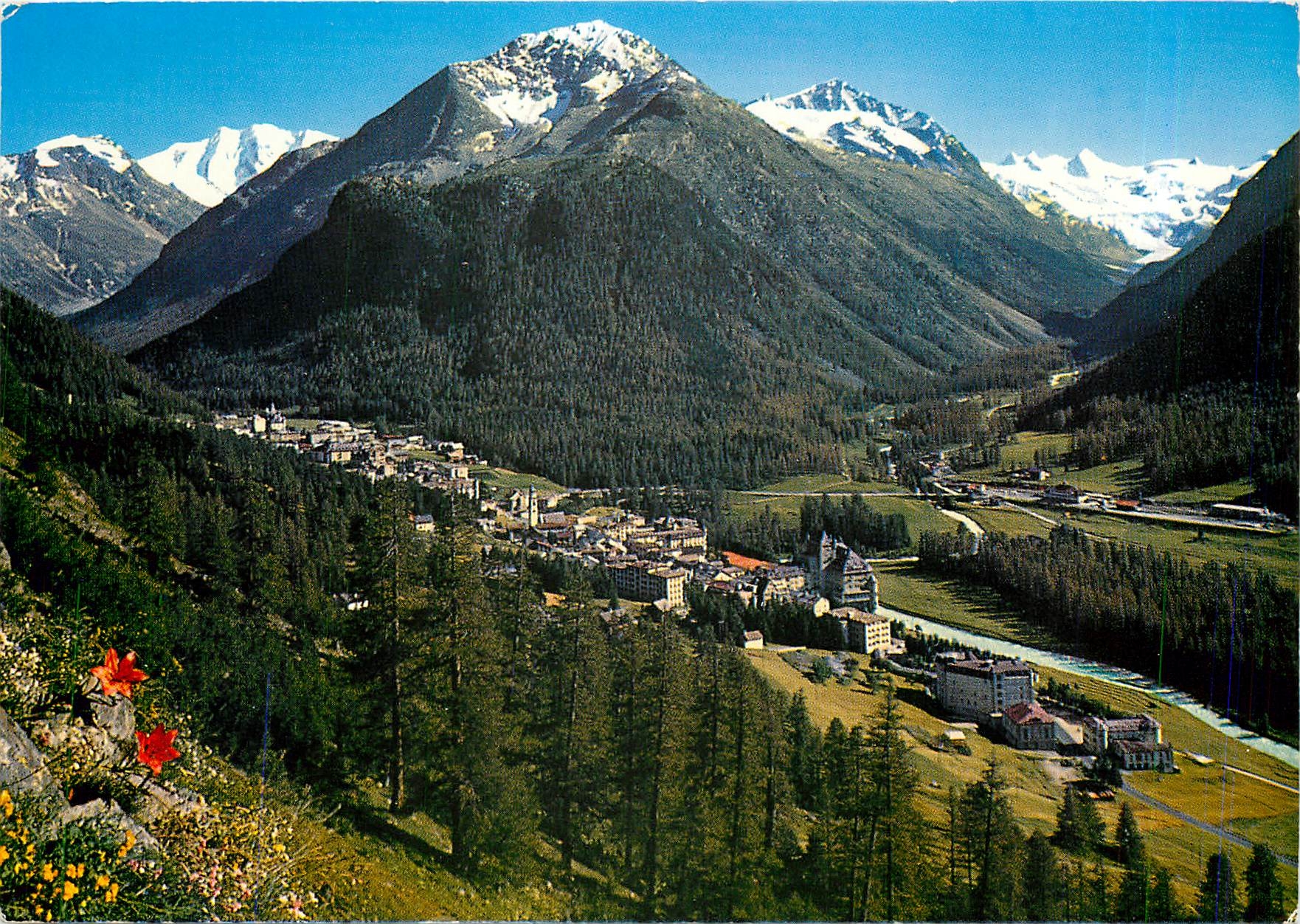 CPM Pontresina mit Piz Palu und Sellagruppe 