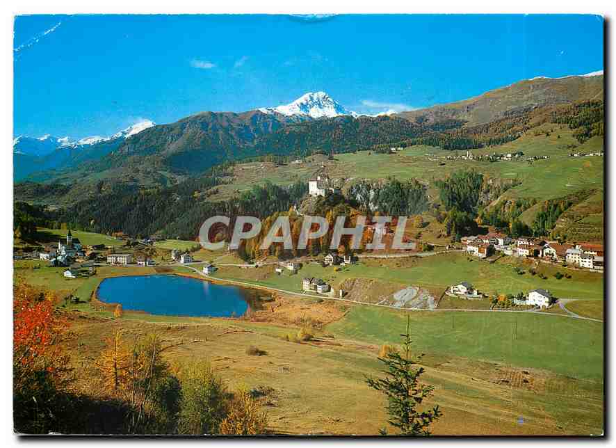 CPM Schloss Tarasp mit Fontana und Sparsels 