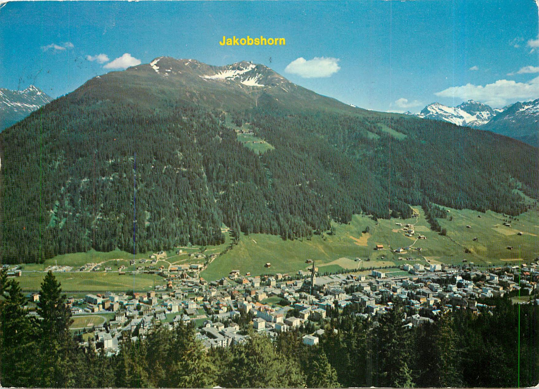CPM Davos 1560 m Blick auf Bramabuel Jakobshorn 