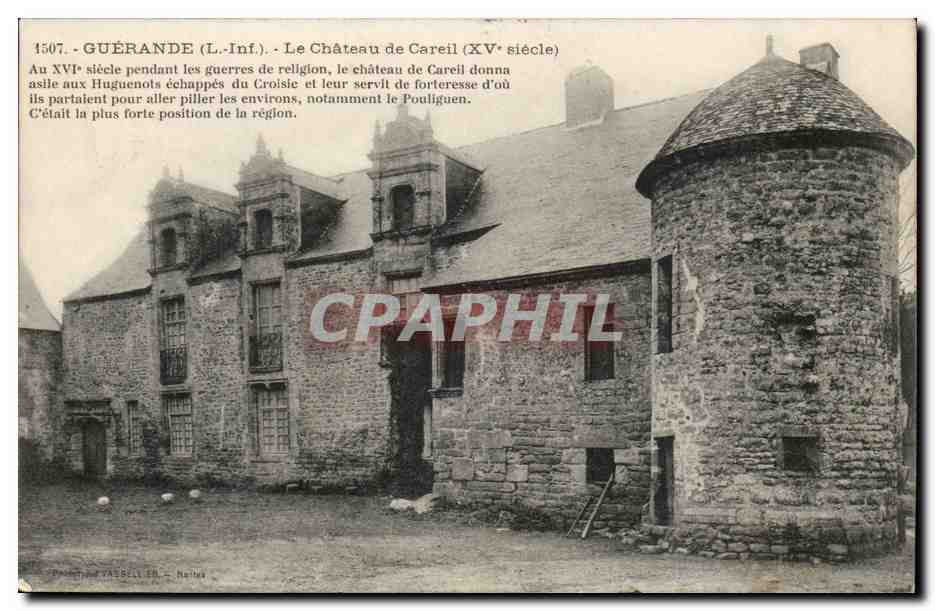 Guerande CPA Le chateau de Careil 