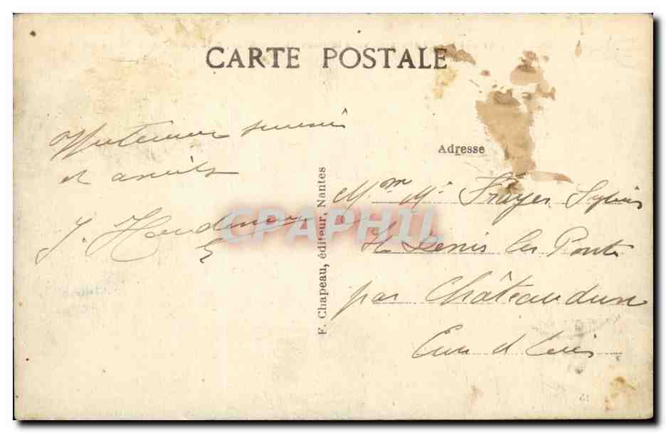 Le CRoisic CPa panorama vers la rade etPen Bron pris du clocher — Back