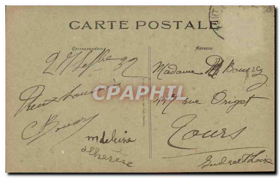 CPA Calvaire de Pontchateau Jesus est charge de sa croix — Back
