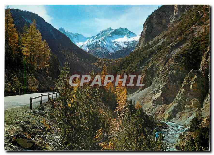 CPM Auf der Ofenpass Strasse durch den Schweiz 
