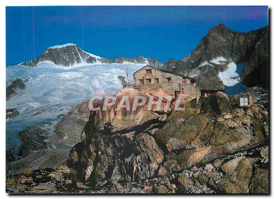 CPM Albert Heim Hutte Sac mit Galenstock Tiefengletscher und Gletschhorn 