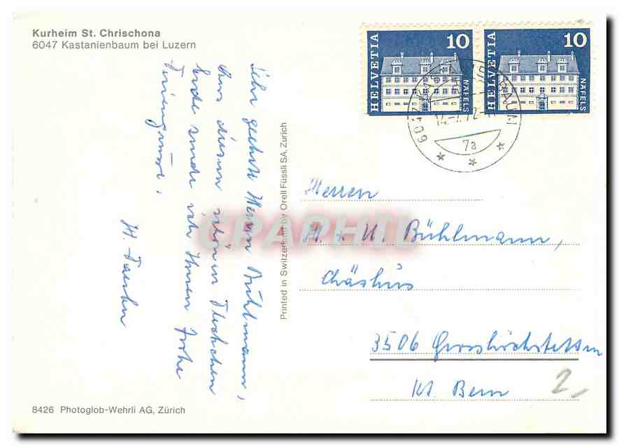 CPM Kurheim St Chrischona Kastanienbaum bei Luzern  — Back