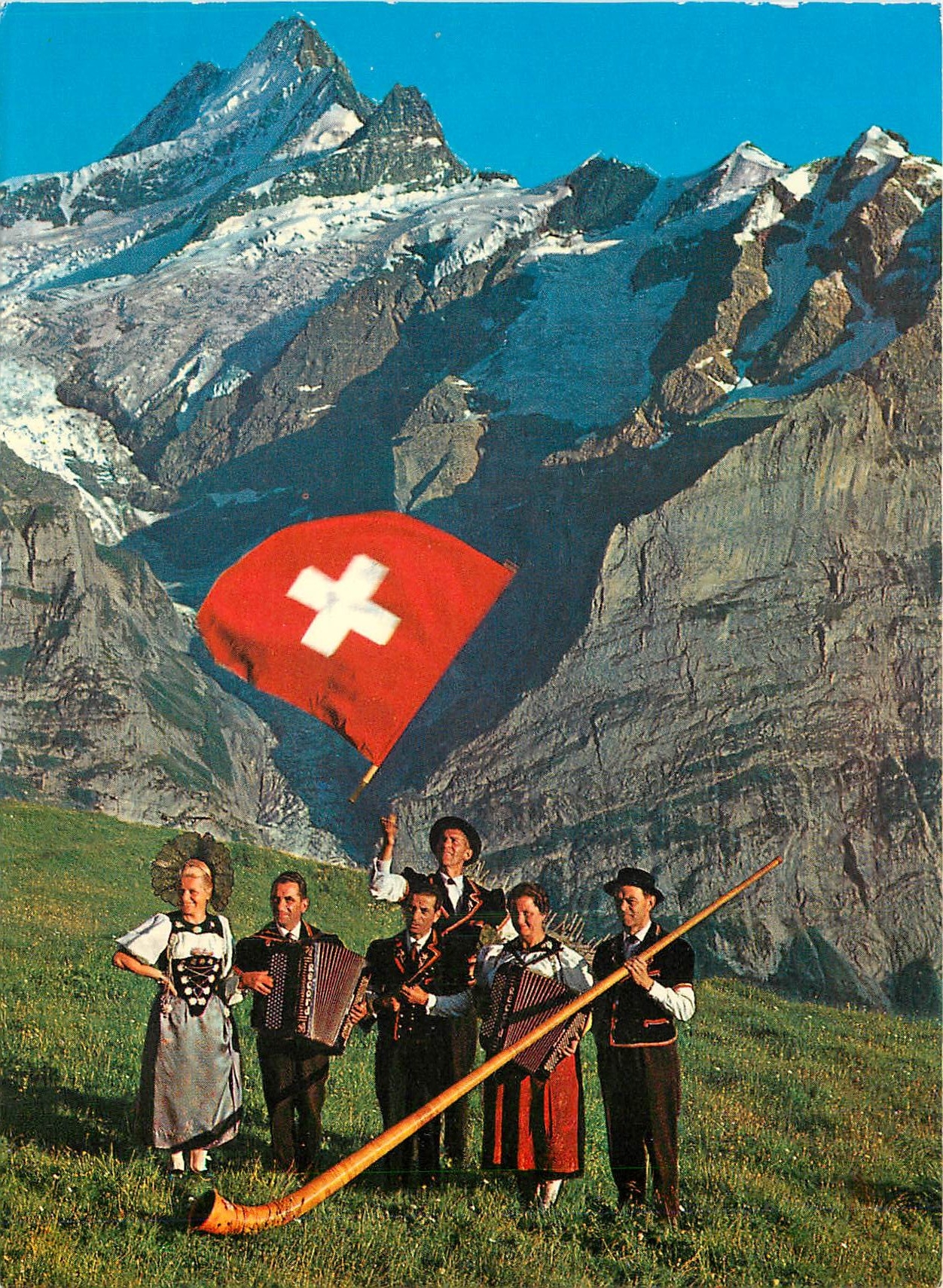 CPM First Schreckhorn Kapelle Balmer Buebe Wilderswil 