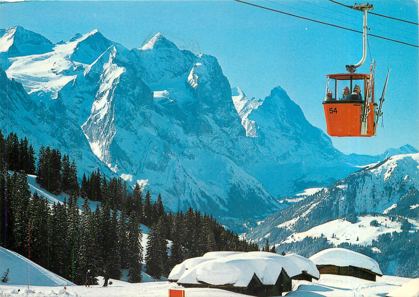 CPM Gondelbahn Reuti Bidmi Magisalp Wetterhorngruppe Eiger 