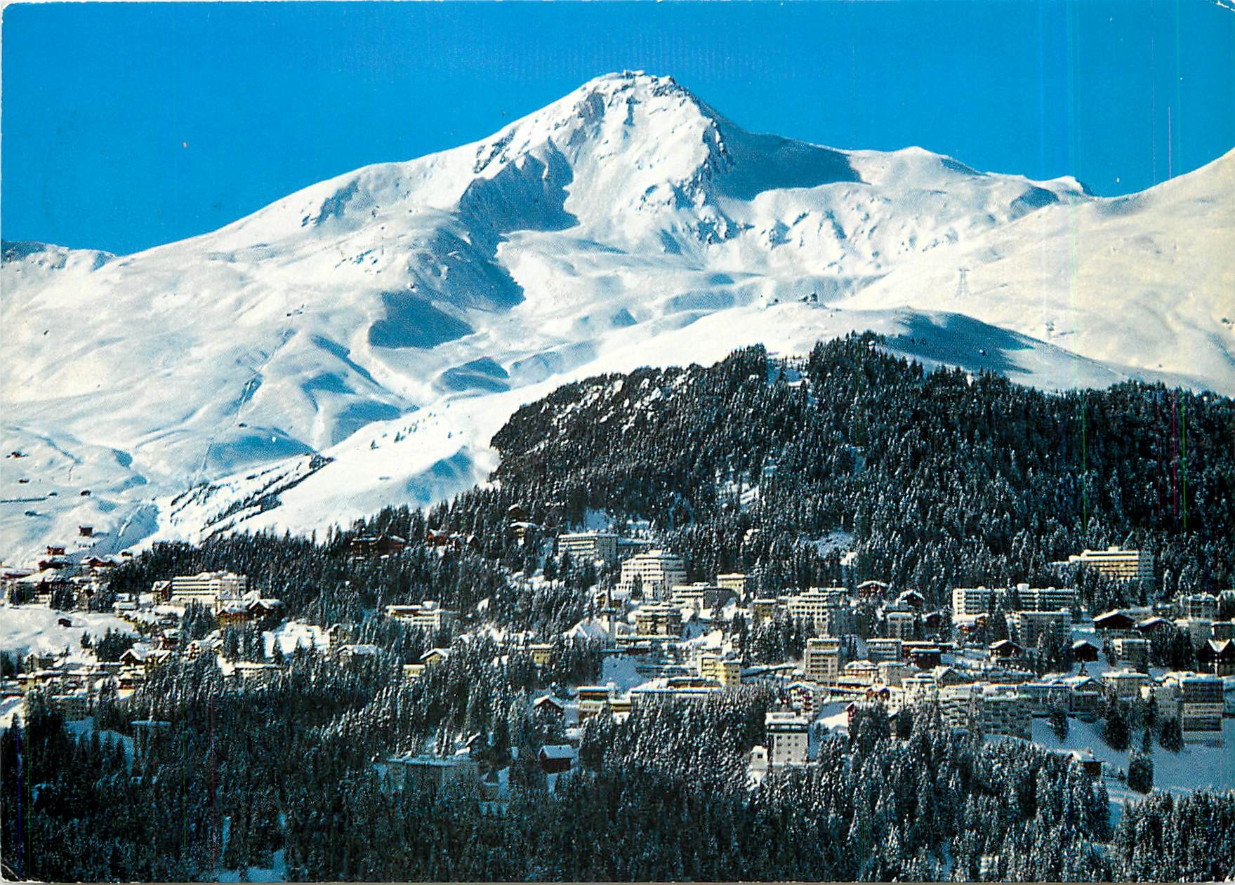 CPM Arosa Gesamtansicht mit Weisshorn 