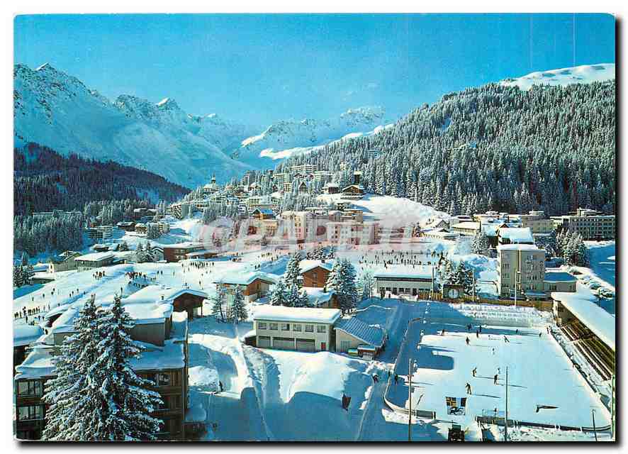 CPM Arosa Eisplatze am Obersee Dorf Erzhorn Tschirpen 