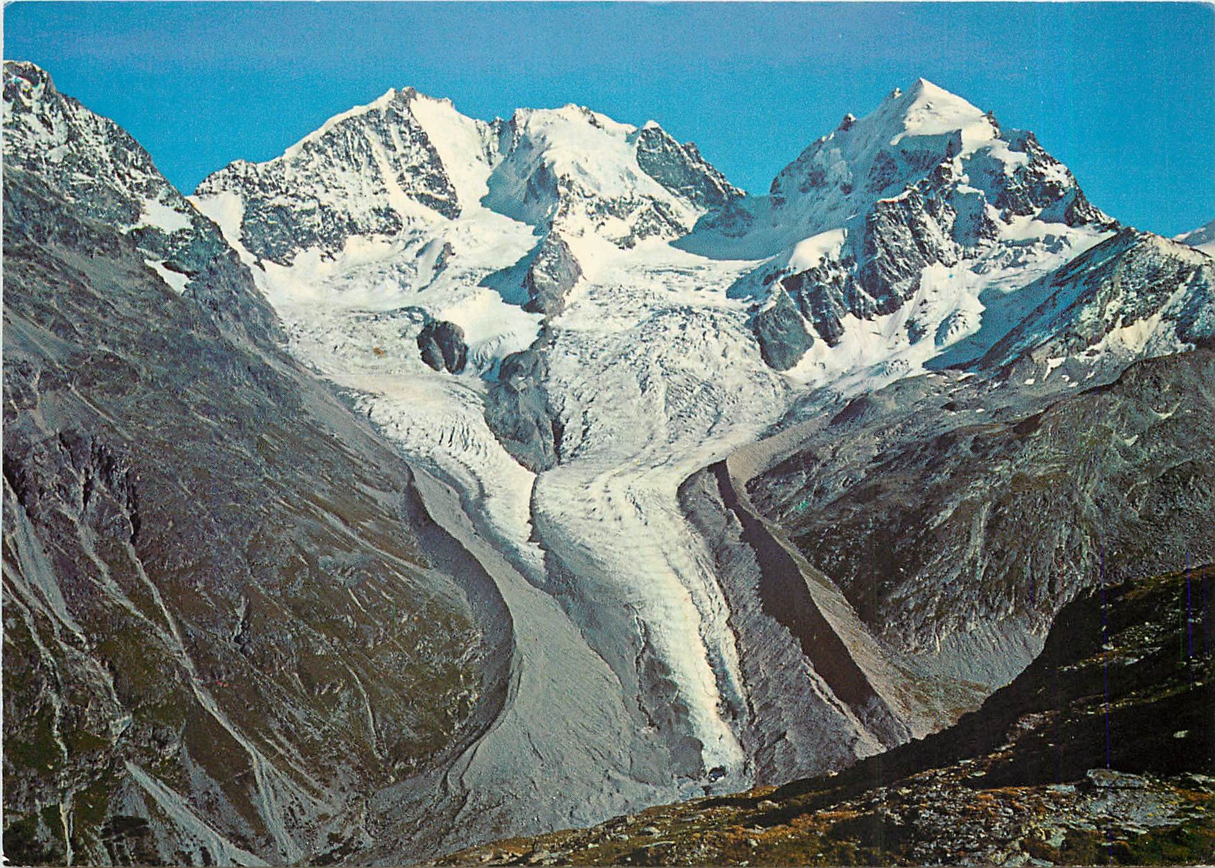 CPM Blick von der Fuorcla Surlej auf Piz Bernina 