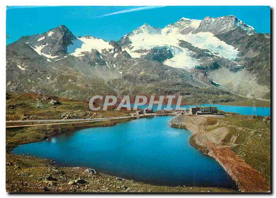 CPM Ospizio Bernina Lago della Crocetta e Lago Bianco e Pizza Cambrena 