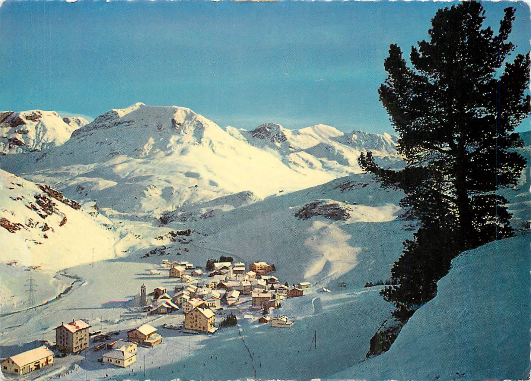 CPM Bivio am Julierpass mit Roccabella und Piz Grevaslvas 