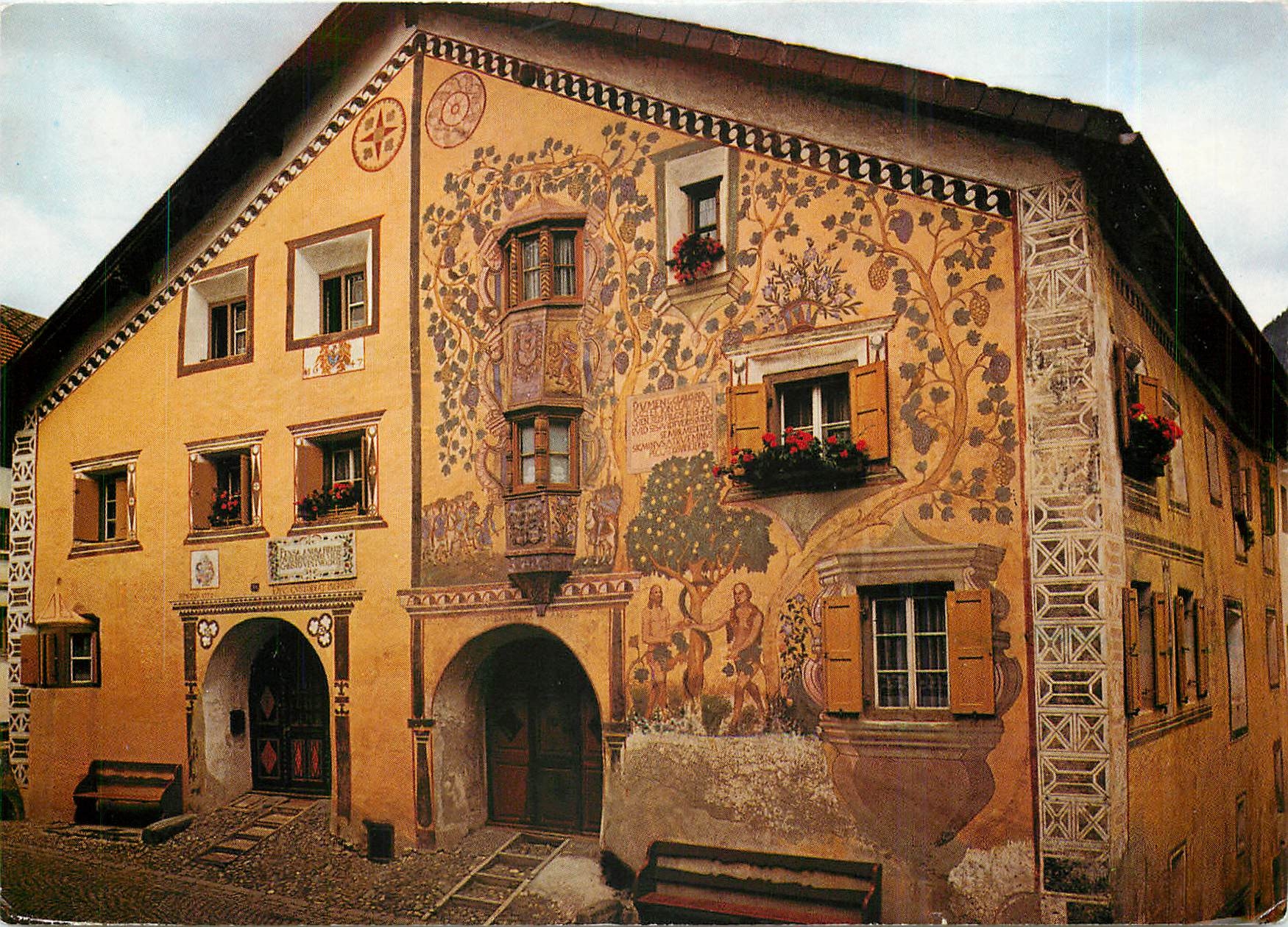 CPM Ardez Unter Engadin Adam und Eva Haus 