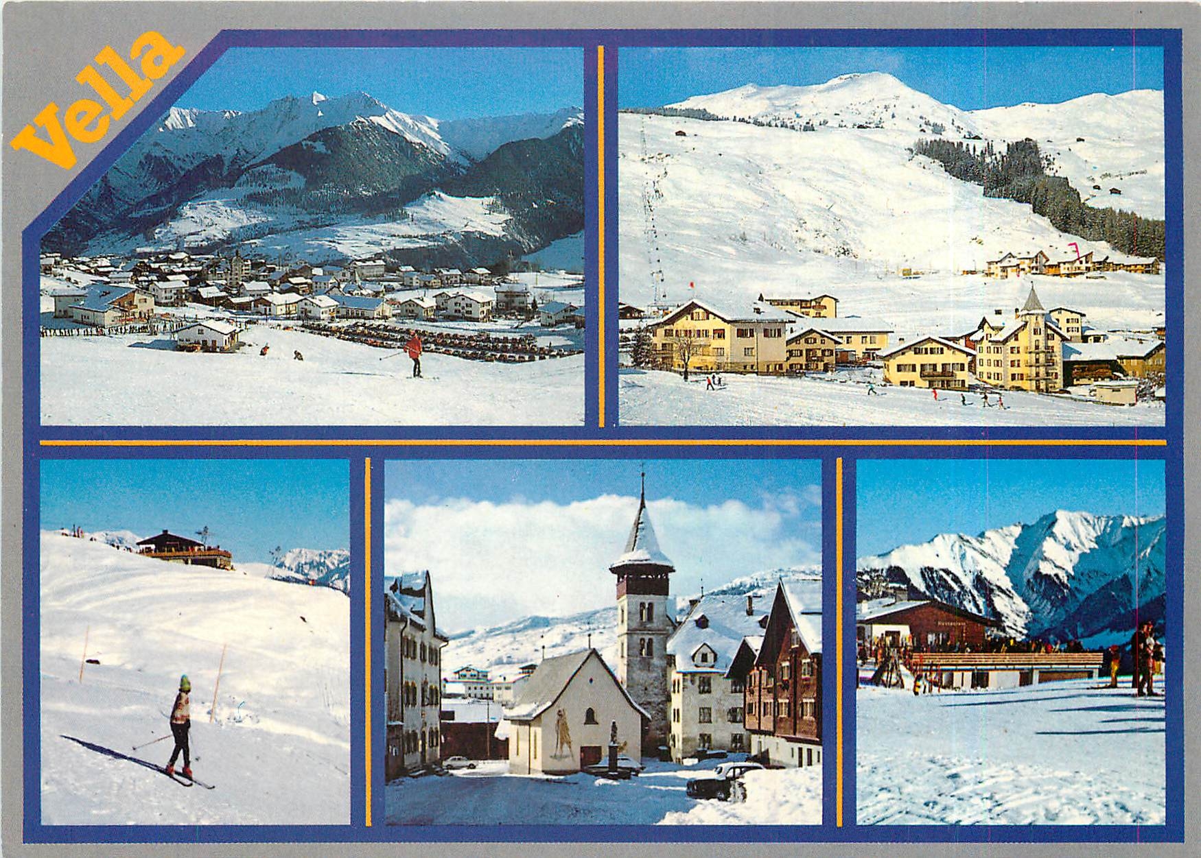 CPM Vella Val Lumnezia mit dem Skigebiet von Triel 