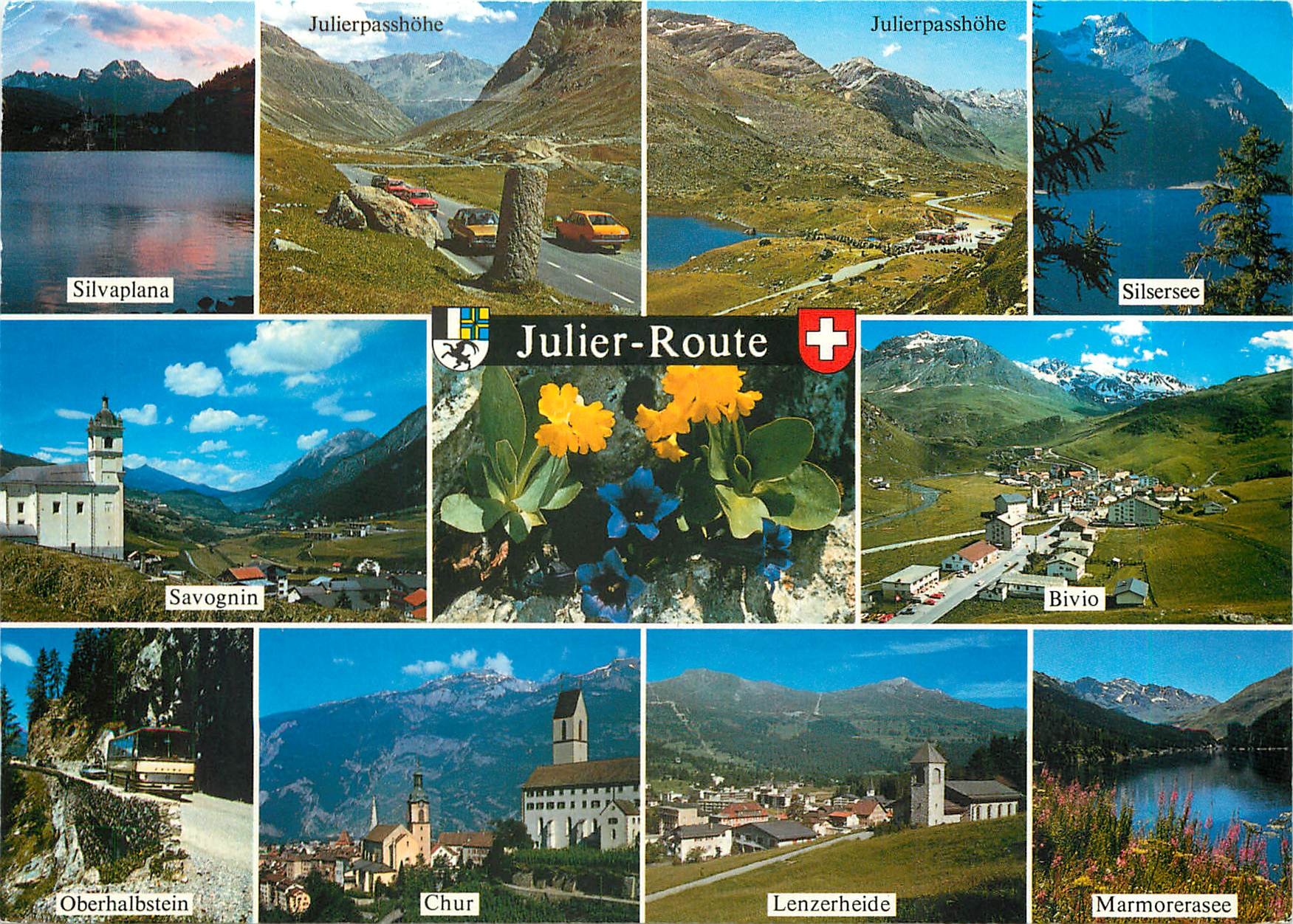 CPM Julier Route Silvaplana Julierpasshole Silsersee Savognin Bivio 