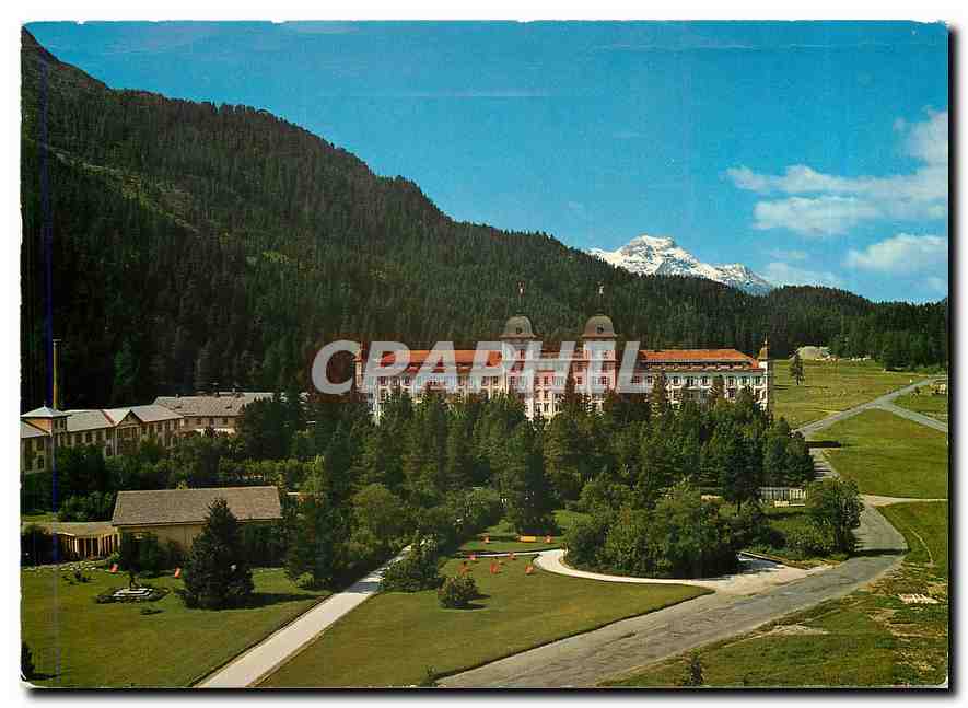 CPM St Moritz mit Piz Languard und Piz Albris 