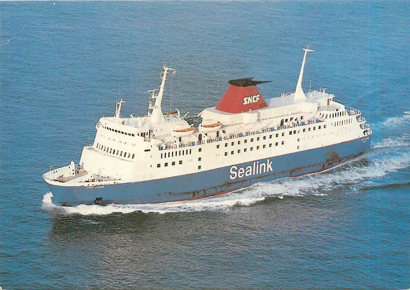 CPM Le Cote d'Azur mis en service sur les lignes du Detroit en 1981 Sealink Ferries Sealink
