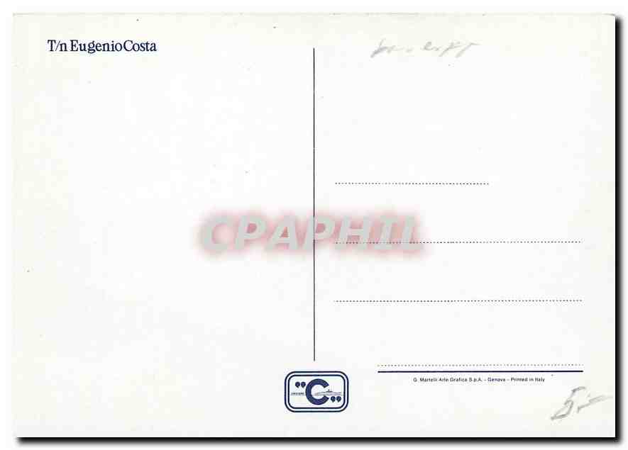 CPM TN Eugenio Costa  — Back