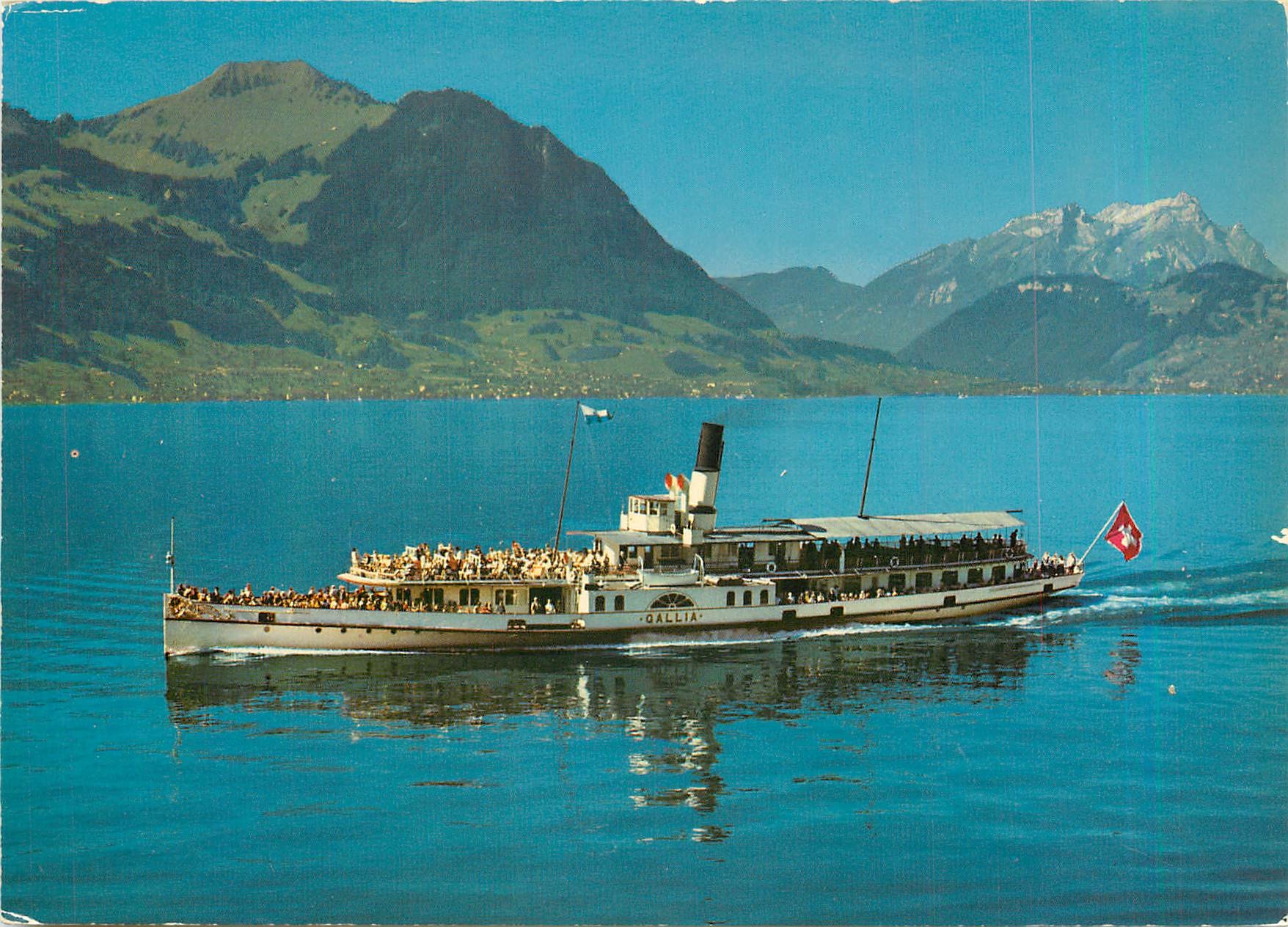 CPM Raddampfer Gallia auf dem Vierwaldstattersee 