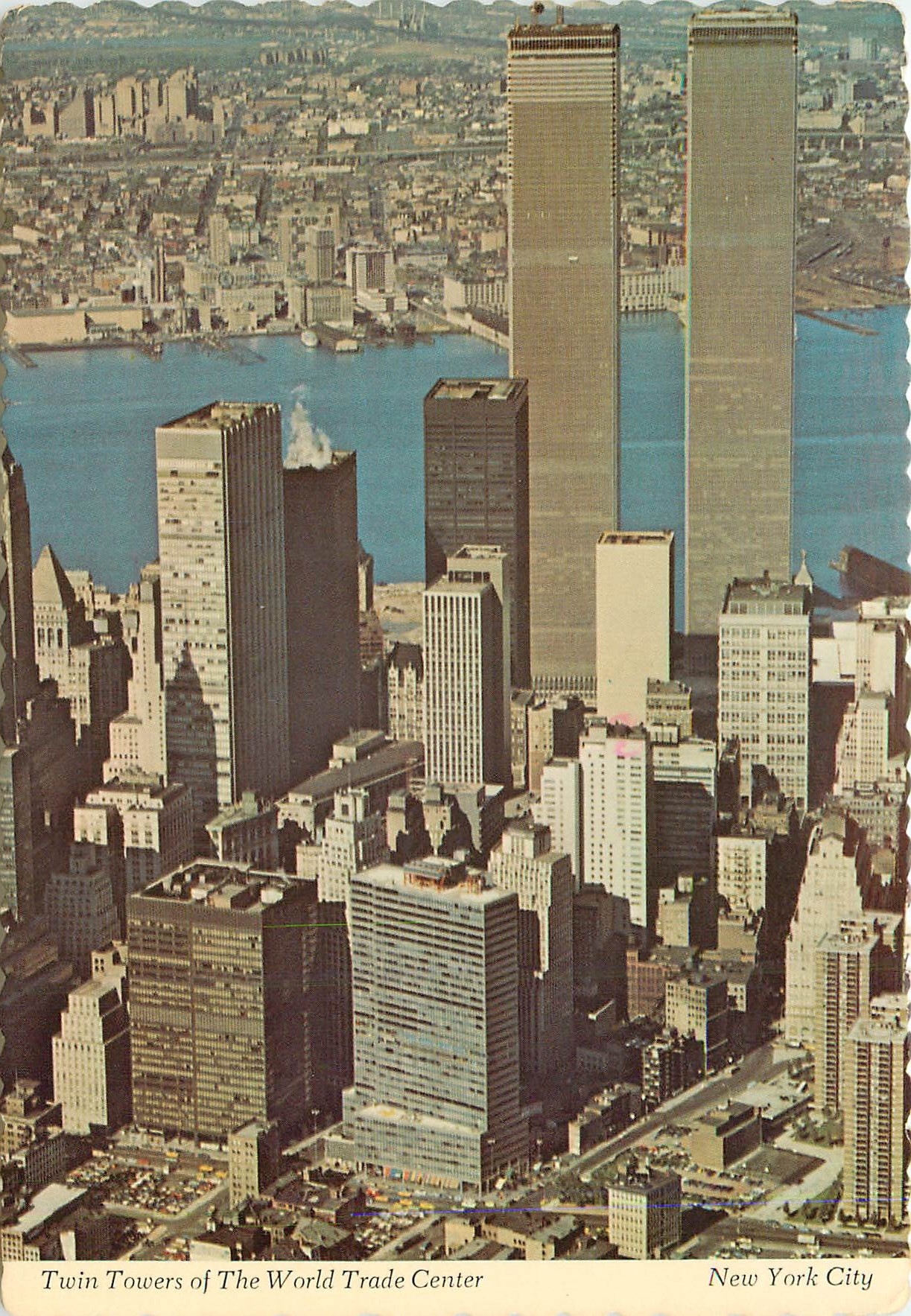 CPM Twin Towers of the World Trade Center New York City 