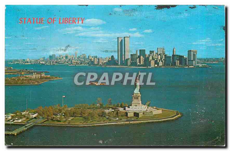 CPM Statue of Liberty This famous statue stands on Bedloe's Island in New York Harbor and welcomes v