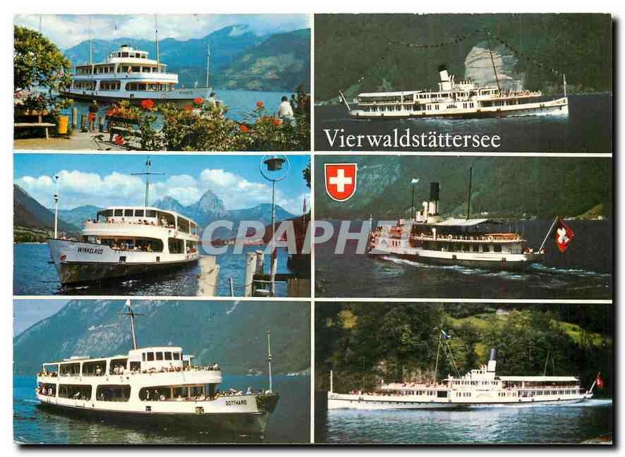 CPM Vierwaldstattersee Motorschiffe und Raddampfer 