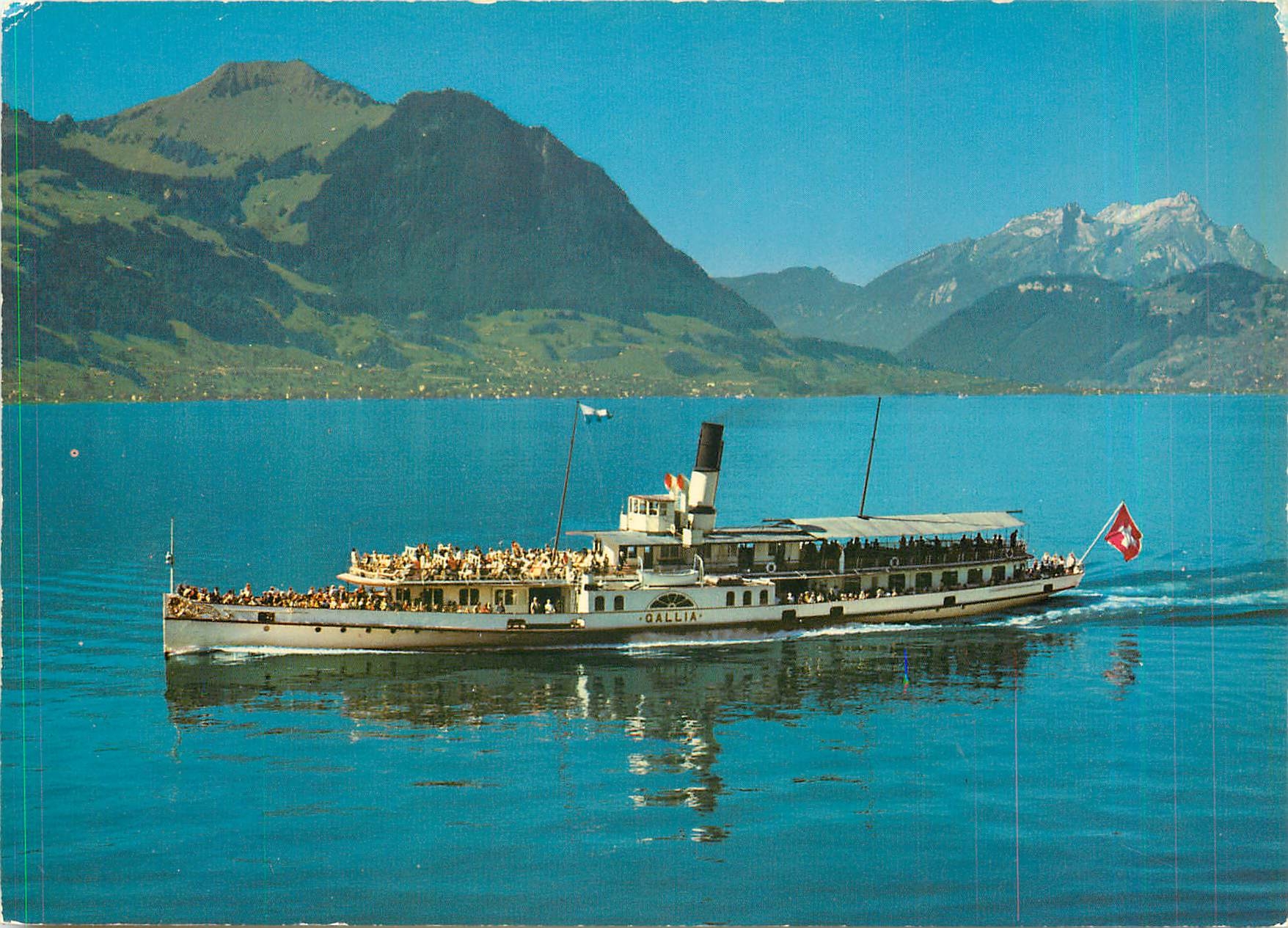 CPM Raddampfer Gallia auf dem Vierwaldstattersee 