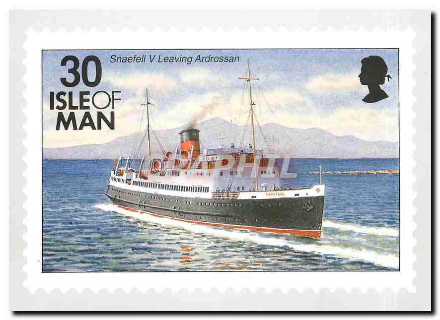 CPM Ships Isle of Man Snaeffel V leaving Ardrossan 