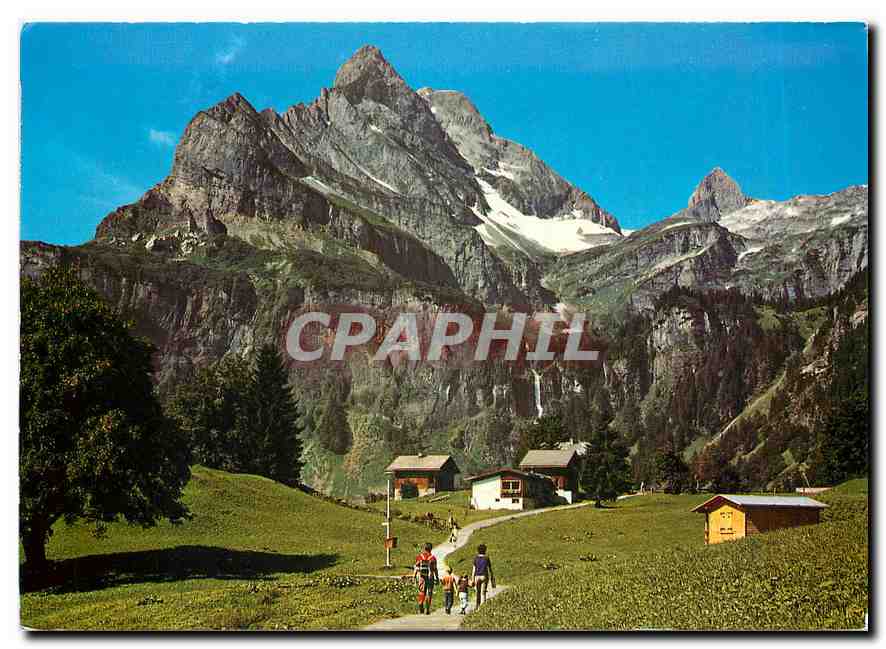 CPM Braunwald Blick gegen Ortstock und Hoher Turm 