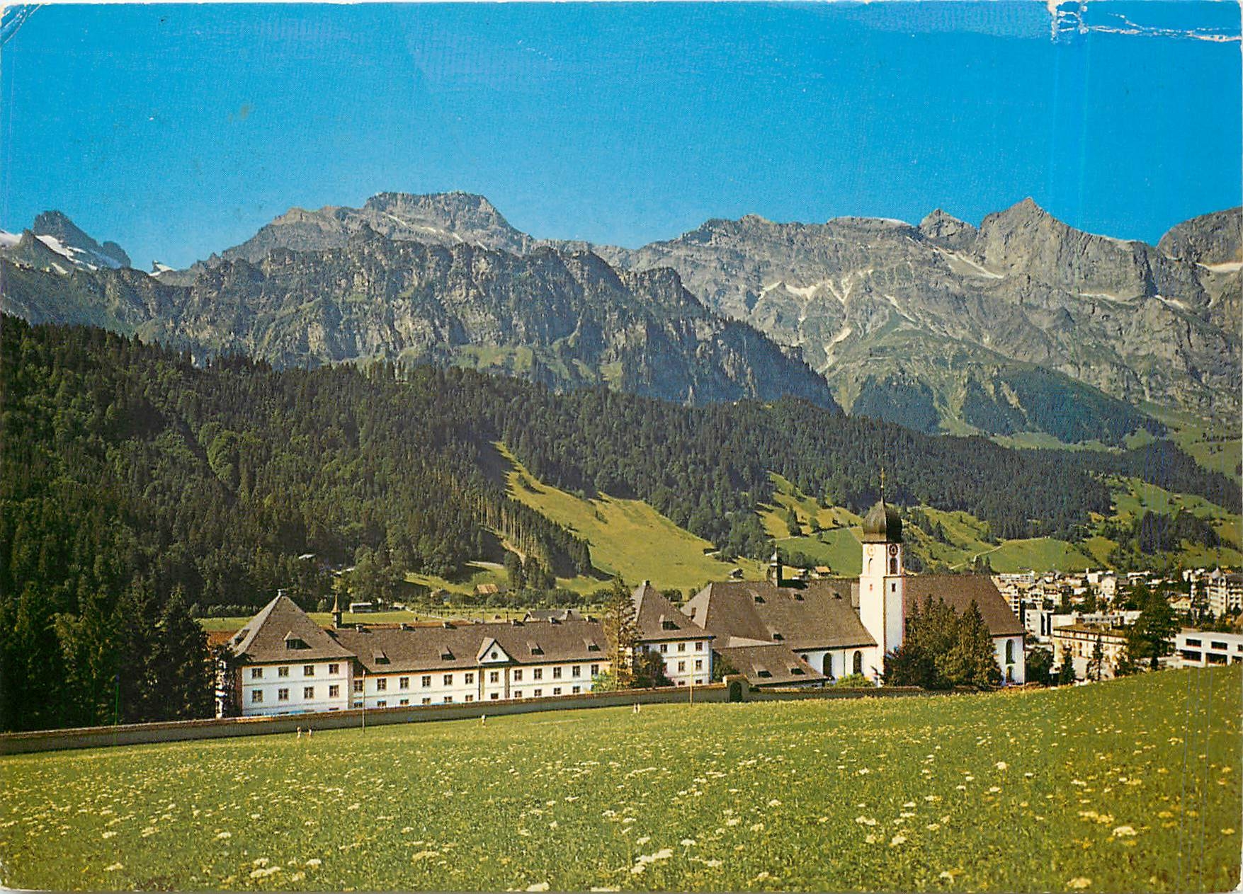 CPM Engelberg Zentralschweiz Sommer und Winterkurort Kloster 