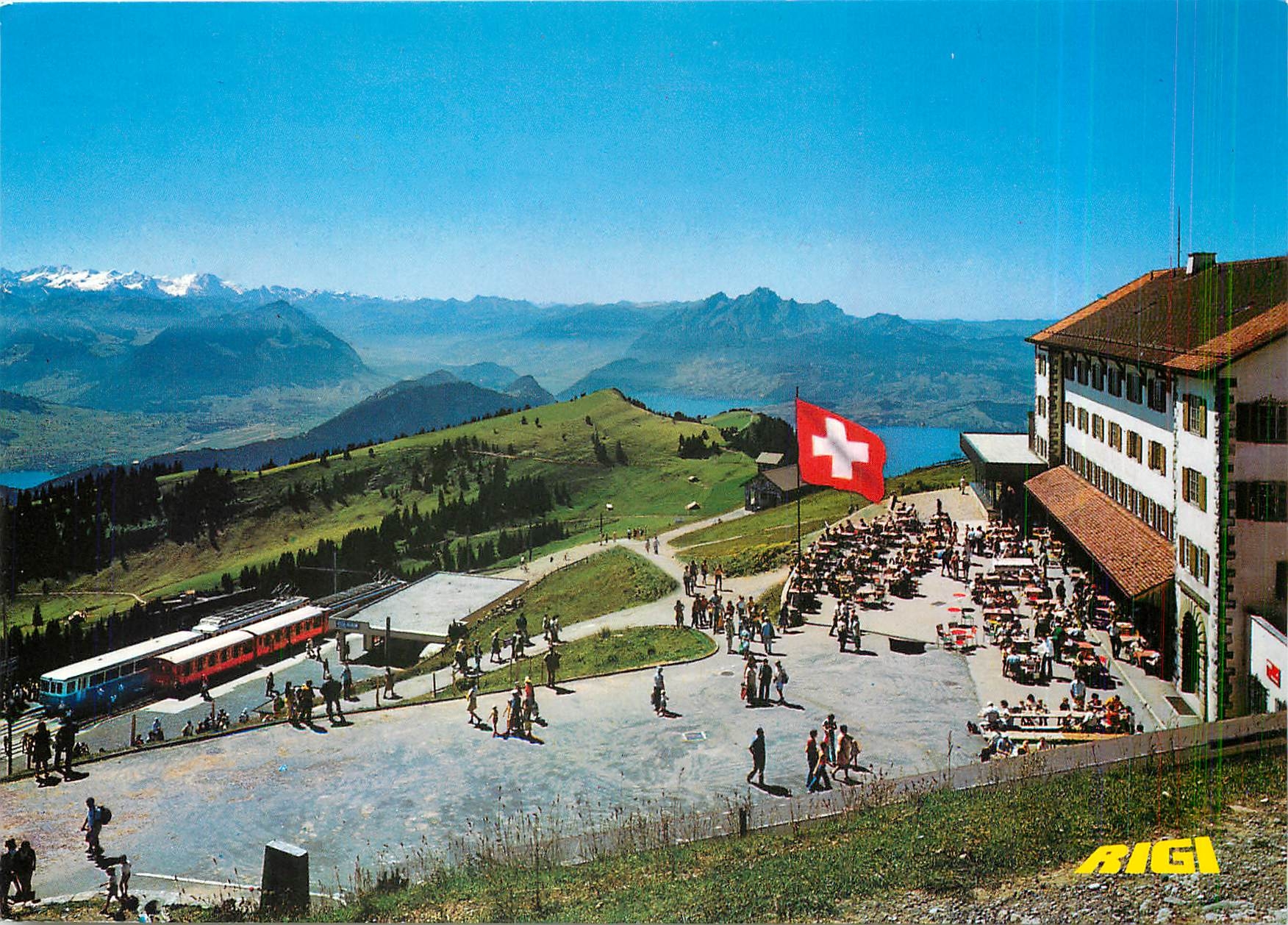 CPM Rigi Kulm Vitznau und Arth Rigi Bahnen Berner Alpen und Pilatus 