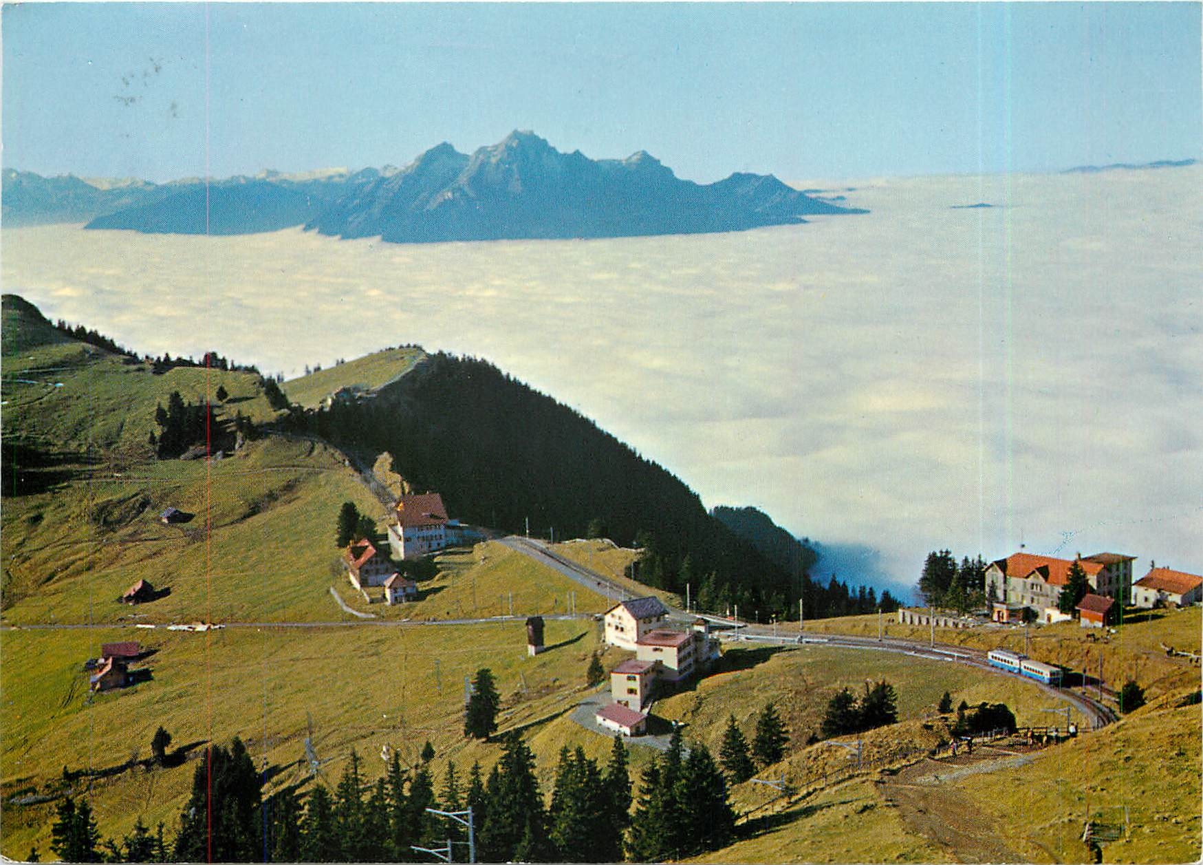 CPM Rigi Staffel Blick auf Nebelmeer und Pilatus 